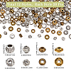 240Pcs 12 Styles Tibetan Style Zinc Alloy Beads FIND-SC0019-96-2