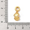 925 Sterling Silver Pave Clear Cubic Zirconia European Dangle Charms STER-G049-02G-3