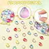 8 Colors Transparent Spray Painted Glass Beads GLAA-FS0001-85-3