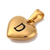 304 Stainless Steel Pendants STAS-P278-01D-G-1-2