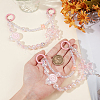 2Pcs Lollipop Bowknot Acrylic Pendant Decorations DIY-BBC0002-27-3