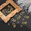 Tibetan Style Hook and Eye Clasps LS-GLF1277Y-NF-4