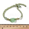 Resin Brainded Bead Bracelets LS-BJEW-L701-03-5