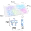 97.2G 6 Colors Transaparent Acrylic Beads PACR-FS0001-07-4