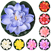 Artificial EVA Foam Lotus Leaf & Flower AJEW-SP0003-26E-1