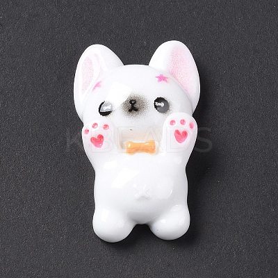 Opaque Resin Cabochons RESI-G065-01A-1