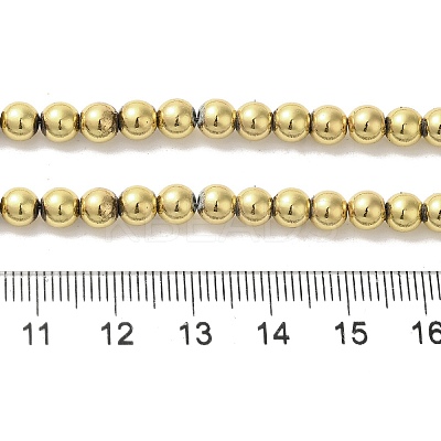 Electroplated Synthetic Magnetic Hematite Beads Strands G-I364-D01-G-1