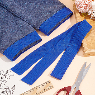 95% Polyester & 5% Spandex Ribbing Fabric for Cuffs OCOR-WH0088-23B-1