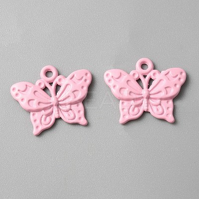Baking Paint Alloy Pendants FIND-TAC0011-82D-1