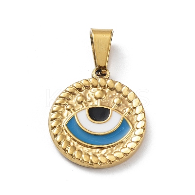 Ion Plating(IP) 304 Stainless Steel Pendants LS-STAS-Q311-01G-06-1
