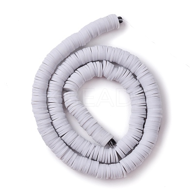Handmade Polymer Clay Beads Strands CLAY-R089-8mm-Q036-1