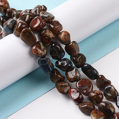 Natural Pietersite Beads Strands G-A208-07-1