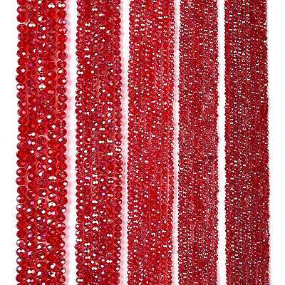 Electroplate Glass Beads Strands LS-EGLA-A044-T8mm-B01-1