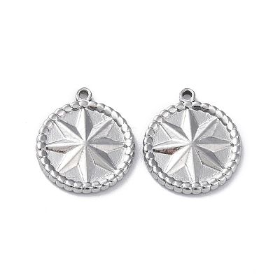 Non-Tarnish 304 Stainless Steel Pendants STAS-P324-03P-1