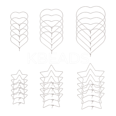 304 Stainless Steel Hoop Earring Findings STAS-UN0017-02P-1