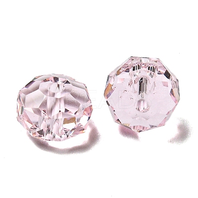 Transparent K9 Glass Beads GLAA-E048-01-26-1