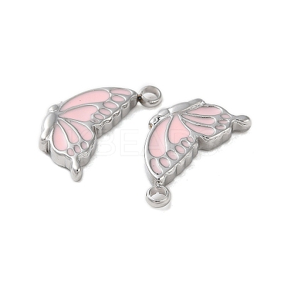 304 Stainless Steel with Enamel Charms STAS-L022-400P-05-1