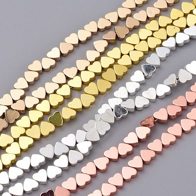 Non-magnetic Synthetic Hematite Beads Strands G-A181-A03-1