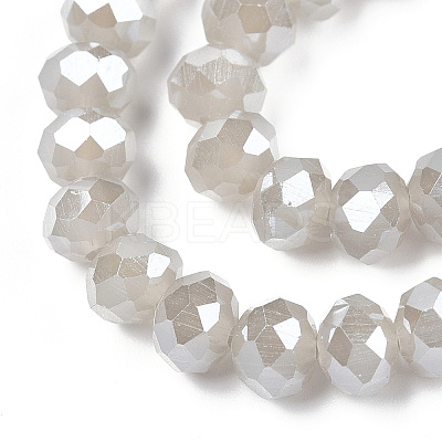 Electroplate Glass Beads Strands EGLA-A034-J8mm-A15-1