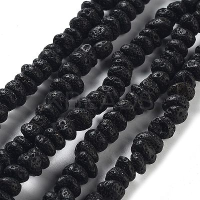 Natural Lava Rock Beads Strands G-D085-A01-01-1