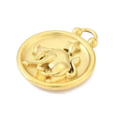 Real 18K Gold Plated Tone 304 Stainless Steel Pendants STAS-K291-01G-02-1