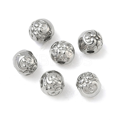 304 Stainless Steel Beads STAS-D204-46P-1
