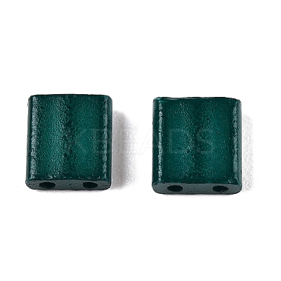 2-Hole Baking Paint Glass Seed Beads SEED-S023-17C-35-1