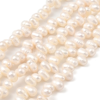 Natural Cultured Freshwater Pearl Beads Strands PEAR-I007-04H-01A-1