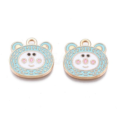 Alloy Enamel Pendants ENAM-N054-74A-1