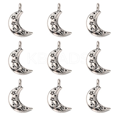 Tibetan Style Alloy Pendants X-TIBEP-S299-27AS-RS-1