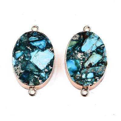 Synthetic Turquoise Links Connectors G-T131-88C-1