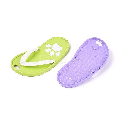 Spray Painted Alloy Big Pendants PALLOY-T092-84M-1