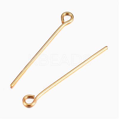 Ion Plating(IP) 304 Stainless Steel Eye Pin STAS-G075-17G-1