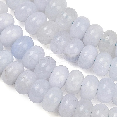 2 Strands Natural White Jade Beads Strands G-PA0001-23D-1