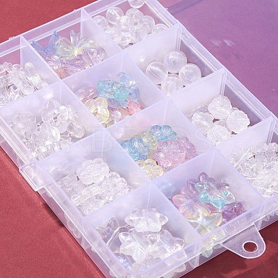Transparent Acrylic Beads OACR-FS0001-12-1