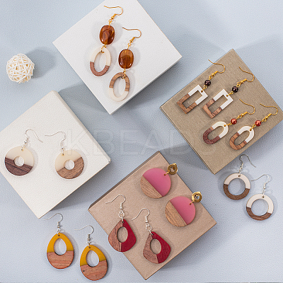 Resin & Wood Pendants RESI-OL0001-11C-1