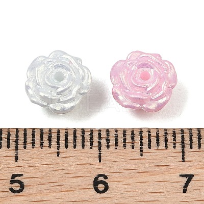 Opaque Acrylic Beads AC-CBAE09B-12-1