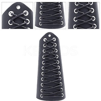 Adjustable Imitation Leather Waxed Cord Bracelets BJEW-WH0012-03B-1
