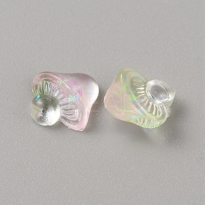Mushroom Luminous Resin Cabochons MRMJ-TAC0009-07B-1