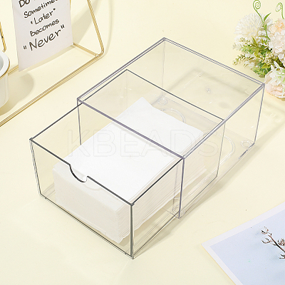Acrylic Dustproof Drawer Storage Box AJEW-WH20066-001A-1