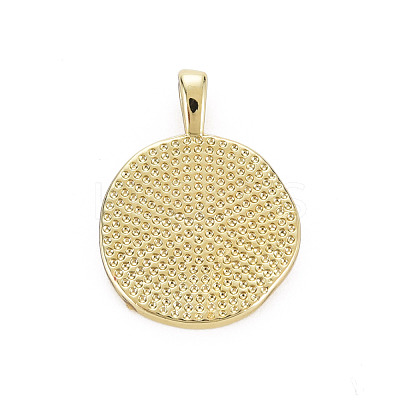 Brass Enamel Pendants KK-Q283-057B-NR-1