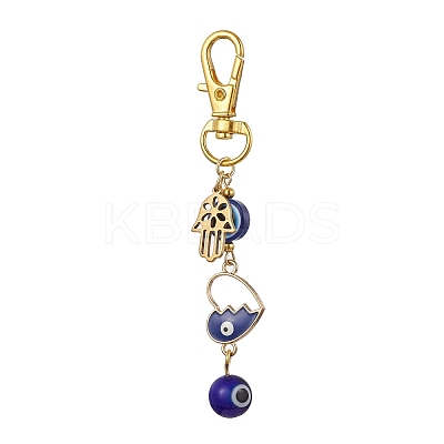 Alloy Enamel Pendant Decorations HJEW-JM01677-1