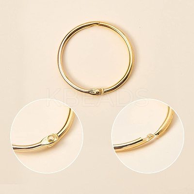 Iron Loose Leaf Book Binder Hinged Rings IFIN-PH0023-03-1