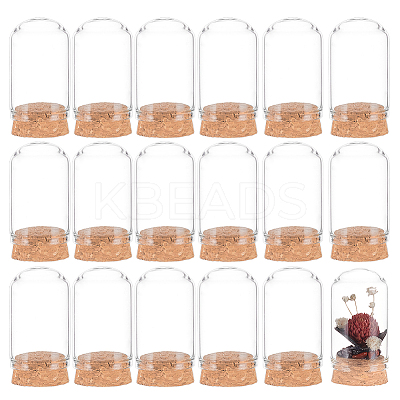 30Pcs Glass Dome Cloche Cover AJEW-BC0002-14A-1