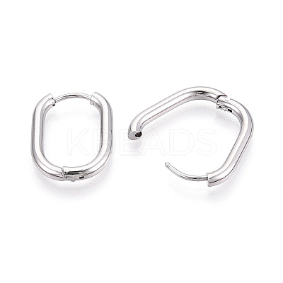 304 Stainless Steel Hoop Earrings STAS-T074-29P-1