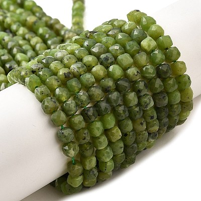Natural Canadian Jade Beads Strands G-G259-C03-4x4mm-1