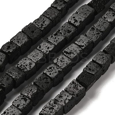Natural Lava Rock Beads Strands G-G175-E15-01-1