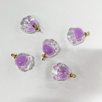 Transparent Glass Pendants FIND-WH0191-21-1