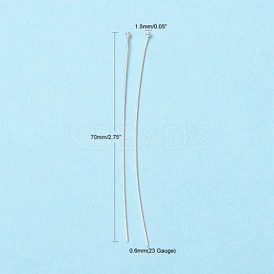 Brass Ball Head Pins X-RP0.6x70mm-S-1