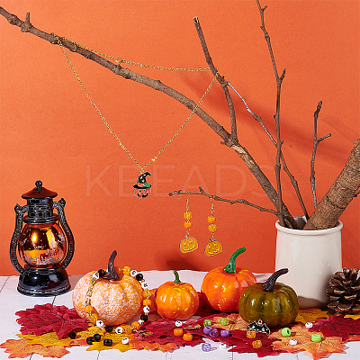 DIY Halloween Bracelet Making Kit for Children DIY-NB0006-93-1